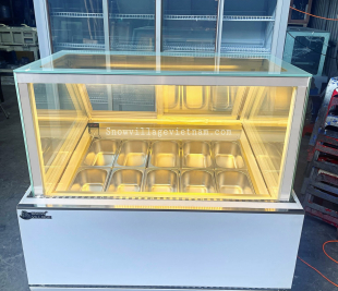 Tủ trưng bày kem ý 10 khay Snow Village