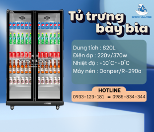 Tủ Mát Trưng Bày Bia - Nước Ngọt LC-1200B - Lựa Chọn Hoàn Hảo Cho Các Chủ Quán