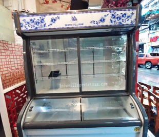 Tủ trên mát dưới đông trưng bày rau củ quả,thịt cá DC-1600H