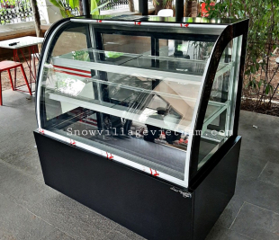 Tủ bánh kem kính cong 1.2m