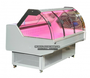 Phân phối chính hãng Snow Village tủ trưng bày thịt cá siêu thị chuyên dụng