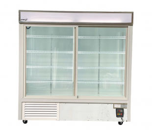 Tủ mát 2 cửa lùa trưng bày bánh kem,thức uống