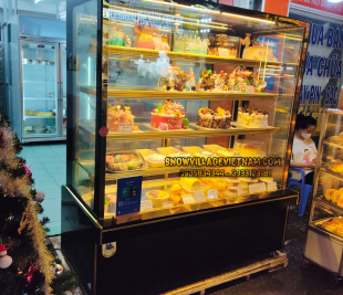 Tủ trưng bày bánh kem 5 tầng Snow Village