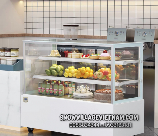 Tủ trưng bánh kem 1.2m 3 tầng