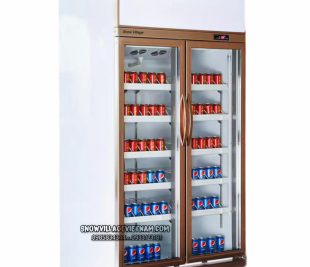 Tủ mát 2 cửa kính trưng bày bánh kem,nước ngọt LC-1200AF