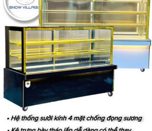 Tủ trưng bánh 3 tầng 1.8m