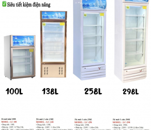 Tủ mát 1 cửa kính giá rẻ tiết kiệm điện