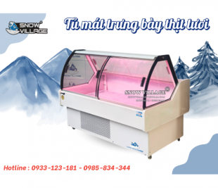 Tủ Mát Trưng Bày Thịt Tươi SC-1.6 – Bảo Quản Thịt Tươi Ngon Cho Gian Hàng Của Bạn