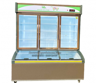 Tủ trên mát dưới đông LCD-1756