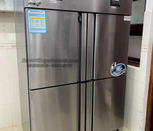 Tủ đông 4 cánh inox giá rẻ