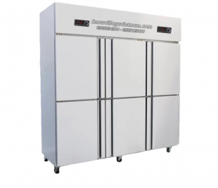Tủ đông 6 cửa inox giá rẻ