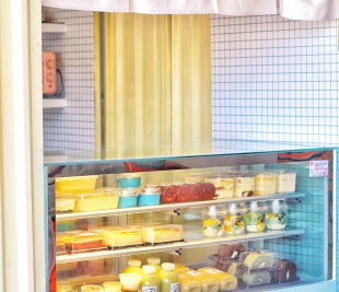 Tủ bánh để bàn 1.2m kính vuông