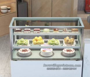 Tủ bánh kem 1.2m 3 tầng