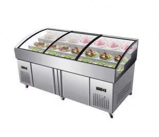 Tủ đông mát trưng bày buffet