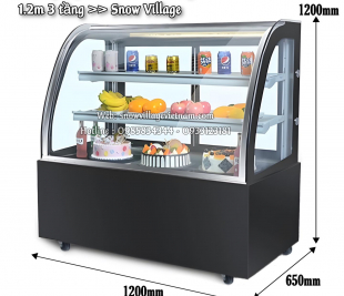 Tủ bánh kính cong nhập khẩu nguyên máy