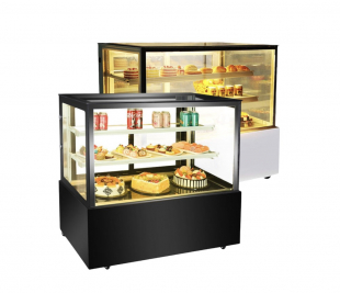 Tủ trưng bày bánh kem kính vuông