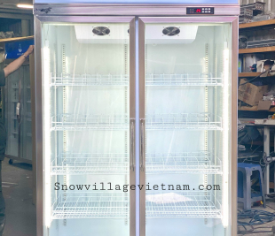 Tủ mát 2 cánh kính trưng bày