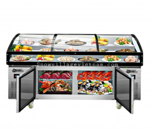 Tủ đông mát trưng bày buffet chuyên dụng