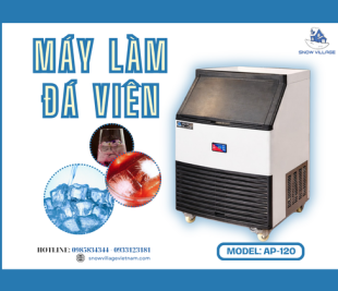 Máy làm đá viên AP-120 năng suất cao cho quán kinh doanh đồ uống