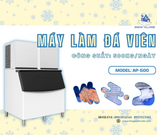 Máy làm đá viên AP-500 giải pháp tối ưu nâng cao hiệu quả kinh doanh nhà hàng