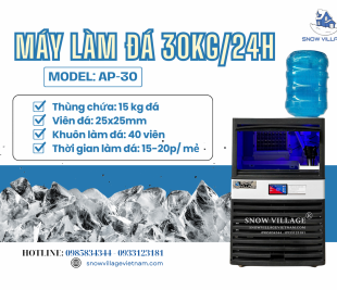 30kg Đá Mỗi Ngày – Sạch, Nhanh, Tự Động Hoàn Toàn.