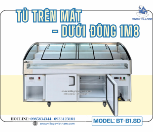 BT-B1.8D – Lạnh đúng cách, giữ trọn độ tươi với giải pháp kép chất lượng.