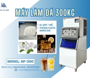 Quán Đông Khách Nhưng Luôn Đủ Đá! Bí Quyết Nằm Ở Máy Làm Đá Sạch AP-300 