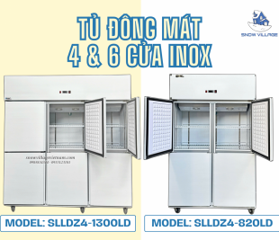 TỦ ĐÔNG QUẠT LẠNH 4 CỬA & 6 CỬA INOX! Bếp của bạn chọn tủ gì hôm nay?
