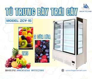 1M5 Có Thể Trưng Bày Được Bao Nhiêu? Khám Phá Tủ Siêu Thị ZCY-15