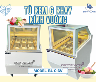 Thể hiện sự tươi ngon của kem, thể hiện phong cách của bạn với Tủ Trưng Bày Kem Tươi BL-0.6V.