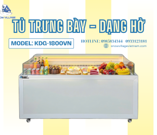 Tủ Mát Trưng Bày Siêu Thị KDG-1800VN– Giải Pháp Trưng Bày Mở Đa Năng Cho Cửa Hàng