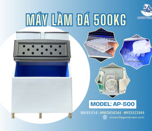 Máy Làm Đá AP-500 – Chủ Động Nguồn Đá, Chủ Động Mọi Khung Giờ Kinh Doanh 