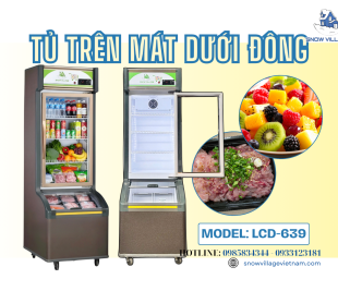 Tủ 2 Ngăn Mát – Đông LCD-639, Tối Ưu Không Gian Kinh Doanh