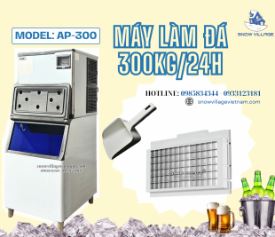 Đá viên chất lượng, năng suất cao – Chọn AP-300 cho mọi nhu cầu.