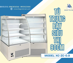 Khám phá sự khác biệt - Tủ Mát Snow Village XC-ZC-0.9 – Giải pháp hoàn hảo cho không gian siêu thị!