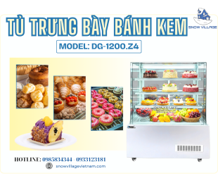 Quầy Nhỏ Nhưng Muốn Trưng Nhiều? Tủ DG-1200.Z4 Có Cách Riêng