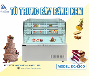 DG-1200 – Tủ Bánh Kem Nghệ Thuật, Chuẩn Không Gian 5 Sao