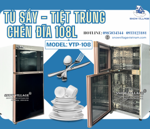 Tủ sấy chén YTP-108 - Giữ sạch chén đĩa, an toàn sử dụng.