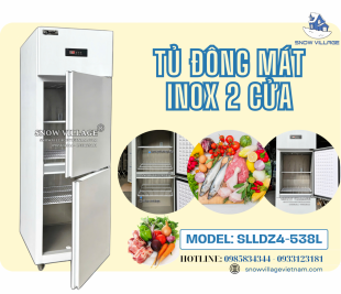 Tủ Đông Mát 2 Cửa SLLDZ4-538L – Linh hoạt mát đông, giữ trọn độ tươi!