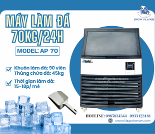 Không cần đặt đá – Chỉ cần đặt AP-70. Có ngay 70kg đá mỗi ngày!