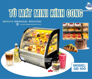 Giải Pháp Trưng Bày Cho Quầy Nhỏ: Tủ Mát Mini GB-100