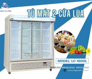 Sự Khác Biệt Của Tủ Mát Kính Lùa LC-1800L Trong Trưng Bày Bánh Và Hoa