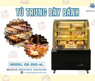 Tủ Bánh GB-250-4L – Giữ Trọn Hương Vị, Tôn Vinh Vẻ Đẹp Từng Chiếc Bánh 