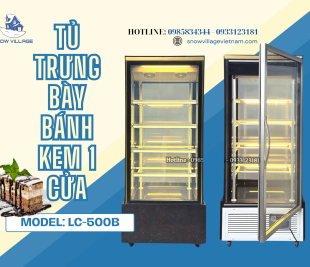 Tủ Trưng Bày 1 Cửa Kính LC-500B – Mát lạnh, tươi mới, trưng bày đẹp!