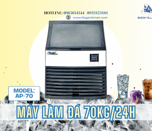 Máy làm đá 70kg/24h Snow Village– Giải pháp chủ động đá sạch, tiết kiệm cho kinh doanh
