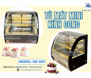 Tủ mát mini GB-100 – Giải pháp bảo quản nhỏ gọn, tối ưu không gian cho quầy bar và cửa hàng. 