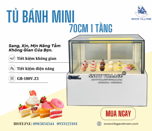 Tủ Mát Mini 70cm 1 Tầng - Sang, Xịn, Mịn Nâng Tầm Không Gian Của Bạn
