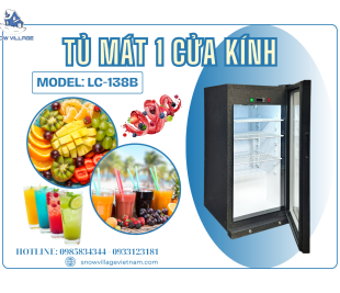Không Gian Nhỏ Vẫn Dễ Trưng Bày Với Tủ Mát Mini LC-138B 138L