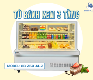Bánh Đẹp Nhưng Mờ Kính? Đổi Sang Tủ Bánh Kem 3 Tầng 1M5 Vuông Ngay Nào