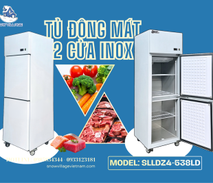  Tủ Đông Mát Inox SLLDZ4-538LD – Giải Pháp Cho Bếp Nhỏ, Nhiều Nhu Cầu